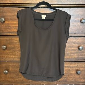 J Crew Factory Black Top